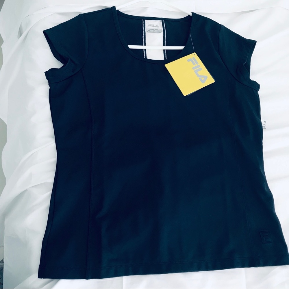 ⬇️❤️FILA Blue sport shirt Girls XL (16)